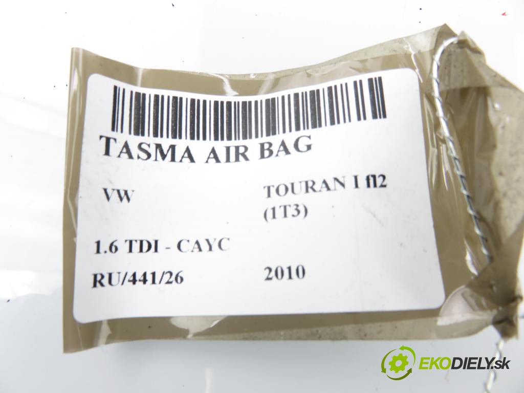 VW TOURAN (1T3) MINIVAN 2010 77,00 1.6 TDI - CAYC 1598,00 PÁSKA: air BAG 5K0953569J