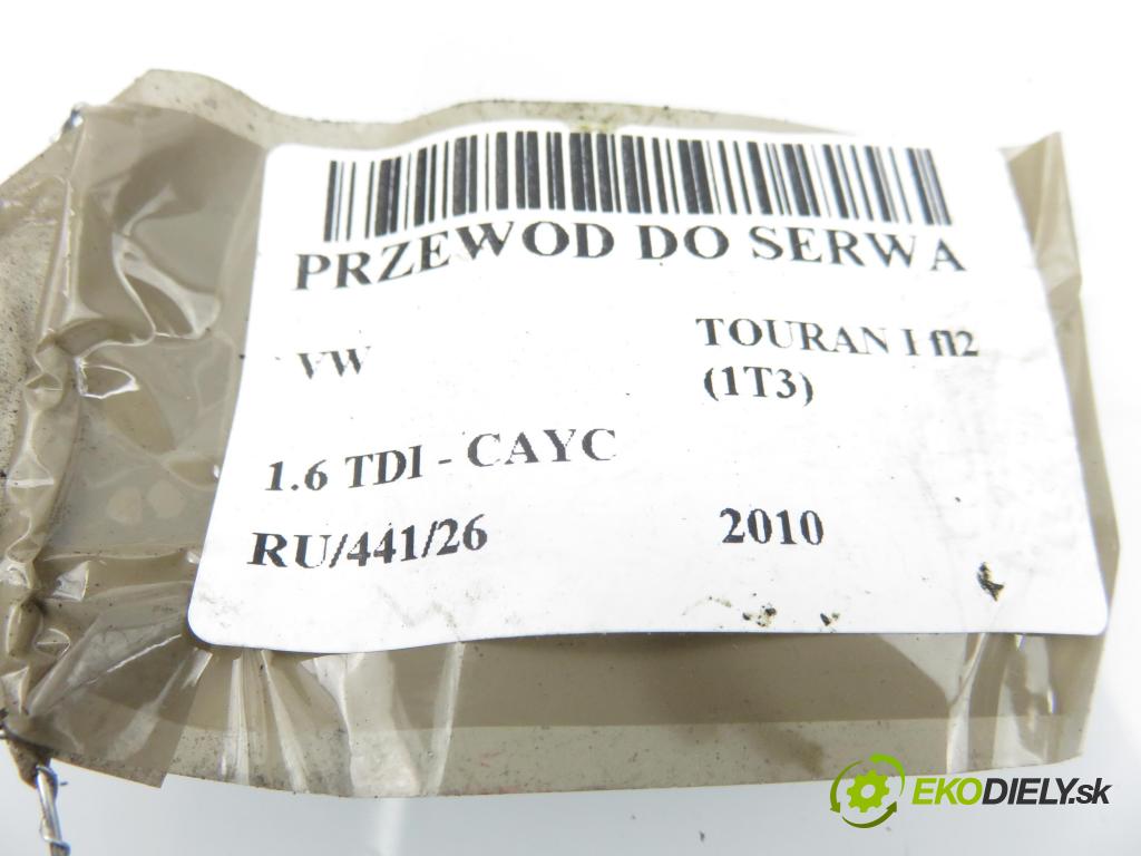 VW TOURAN (1T3) MINIVAN 2010 77,00 1.6 TDI - CAYC 1598,00 trubka do serva 1K0612041GK