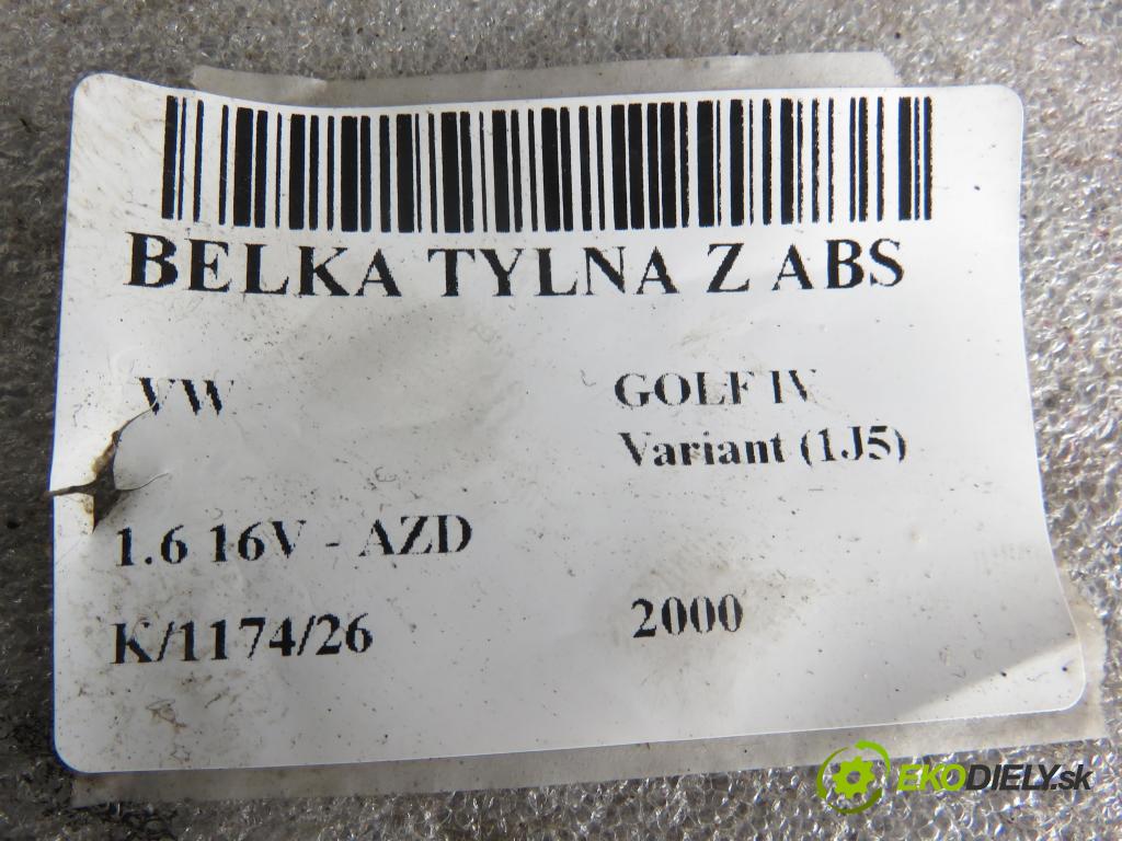 VW GOLF IV Variant (1J5) KOMBI 2000 77,00 1.6 16V - AZD 1598,00 výztuha zadní část ABS
