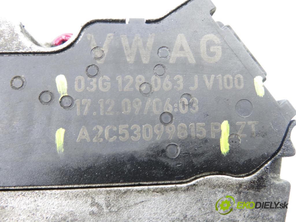 VW GOLF V (1K1) HB 2005 77,00 1.9 TDI - BKC 1896,00 Škrtiaca klapka 03G128063J ; A2C53099815 (Škrtiaca klapka)