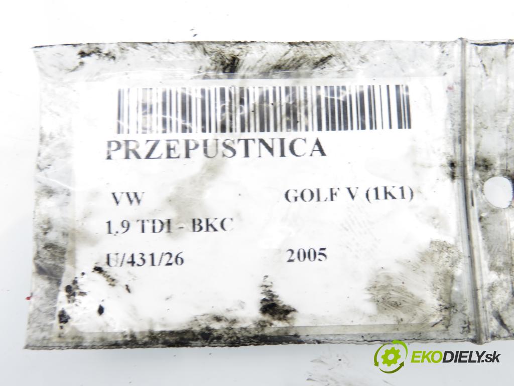VW GOLF V (1K1) HB 2005 77,00 1.9 TDI - BKC 1896,00 Škrtiaca klapka 03G128063J ; A2C53099815 (Škrtiaca klapka)