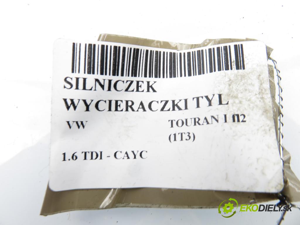 VW TOURAN (1T3) MINIVAN 2010 77,00 1.6 TDI - CAYC 1598,00 Motorček stierače zadné 0390201207 ; 5K6955711B