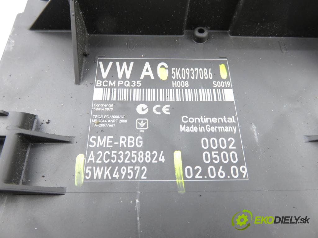 SEAT LEON (1P1) HB 2009 63,00 1.4 16V - BXW 1390,00 MODUL BCM 5K0937086 ; A2C53258824 ; 5WK49572
