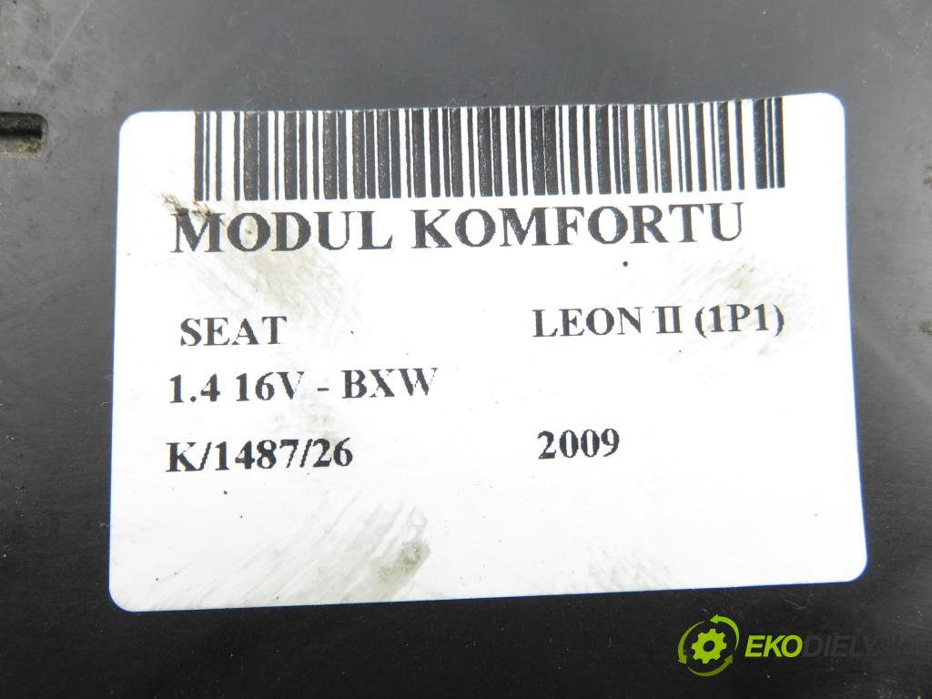 SEAT LEON (1P1) HB 2009 63,00 1.4 16V - BXW 1390,00 MODUL BCM 5K0937086 ; A2C53258824 ; 5WK49572
