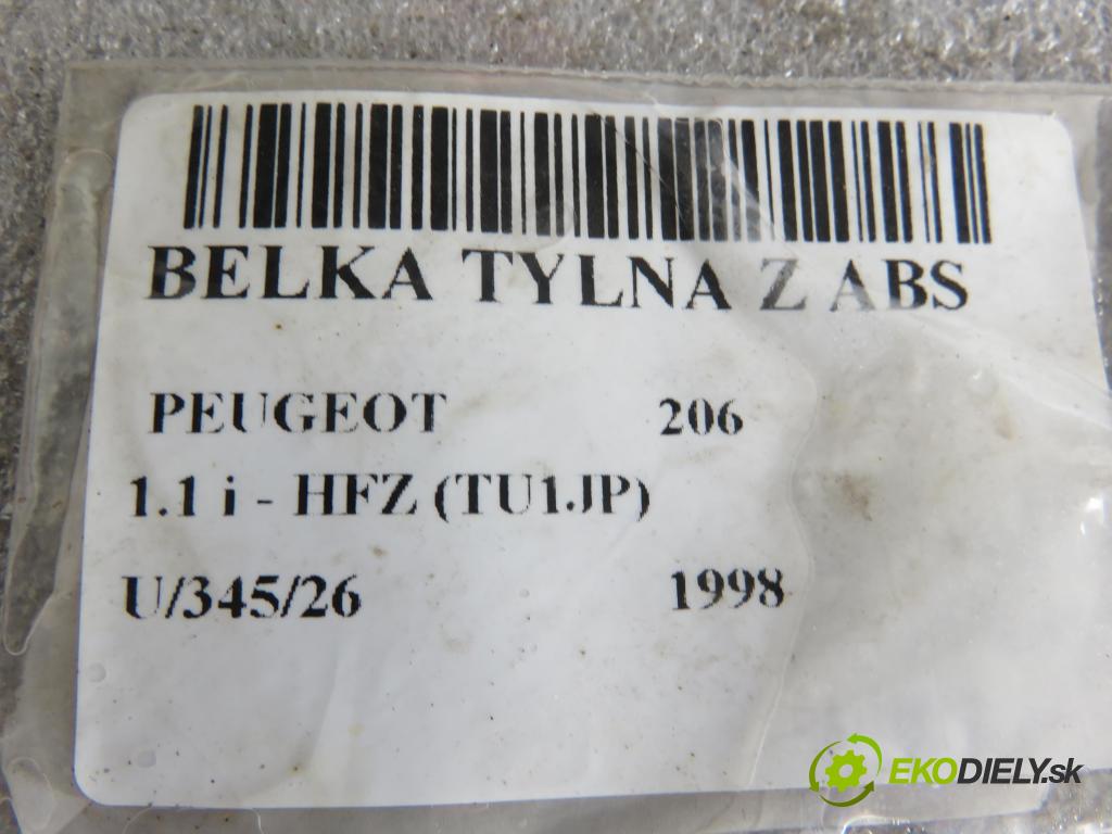 PEUGEOT 206 liftback (2A/C) HB 1998 44,00 1.1 60 - HFZ 1124,00 Výstuha zadná
