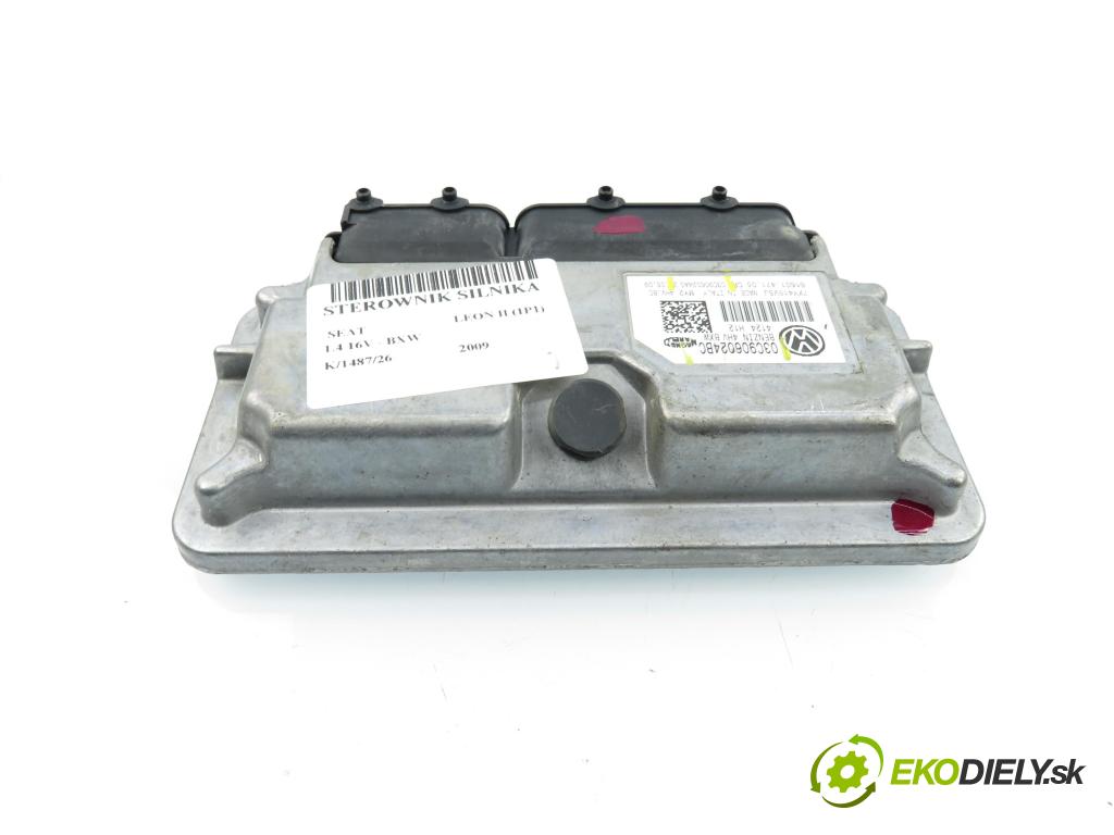 SEAT LEON (1P1) HB 2009 63,00 1.4 16V - BXW 1390,00 Riadiaca jednotka Motor 03C906024BC ; 03C906024AS