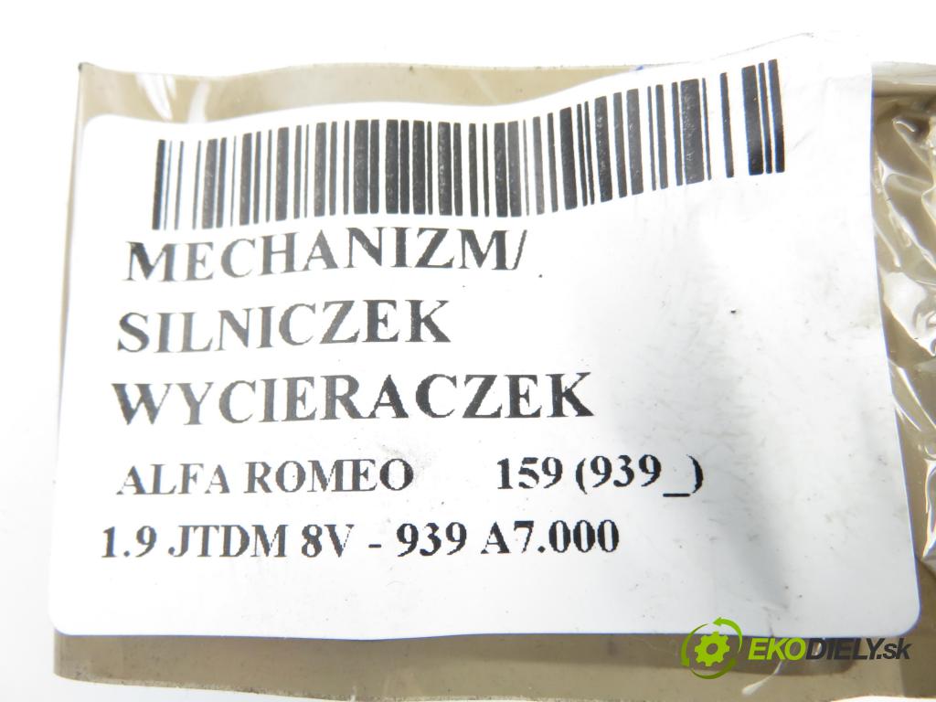 ALFA ROMEO 159 (939_) SEDAN 2006 85,00 1.9 JTDM 8V - 939 A7.000 1910,00 MECHANISMUS/ motorek stěračů 0390241915 ; 60694874 ; 3397020724