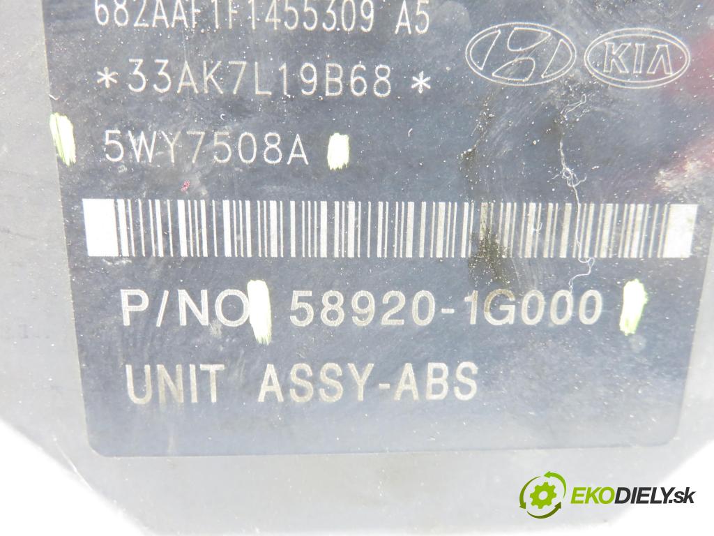 KIA RIO II (JB) HB 2008 81,00 1.5 CRDi - D4FA 1493,00 Pumpa ABS 589201G000 ; BH60106800 ; 5WY7508A (Pumpa ABS)