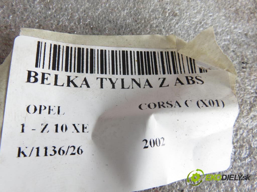 OPEL CORSA C (X01) HB 2002 43,00 1 - Z 10 XE 973,00 výztuha zadní část