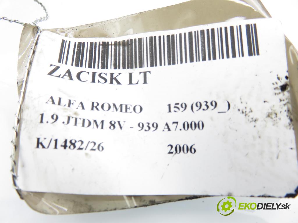 ALFA ROMEO 159 (939_) SEDAN 2006 85,00 1.9 JTDM 8V - 939 A7.000 1910,00 brzdič třmen LT