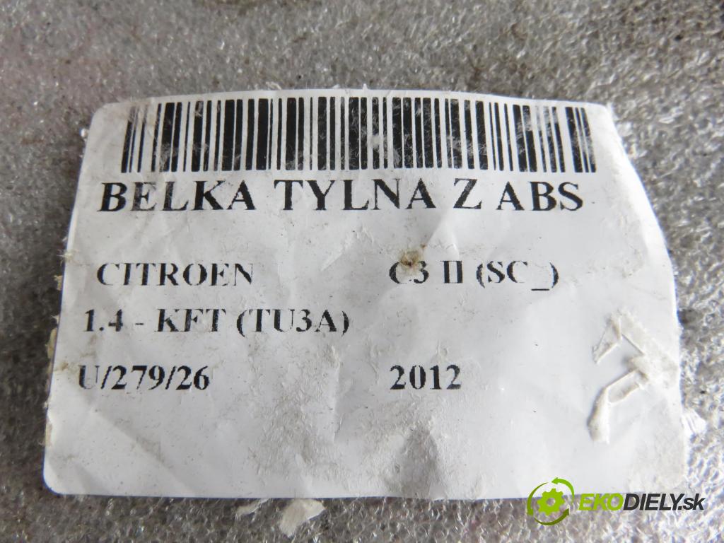 CITROEN C3 II (SC_) HB 2012 54,00 1.4 - KFT (TU3A) 1360,00 výztuha zadní část ABS