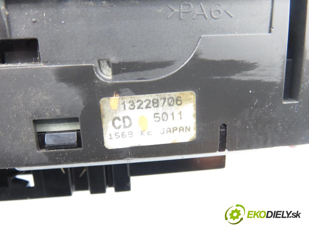 OPEL ZAFIRA B (A05) MINIVAN 2009 85,00 1.6 - Z 16 XER 1598,00 Panel ovládania okien 13228706CD