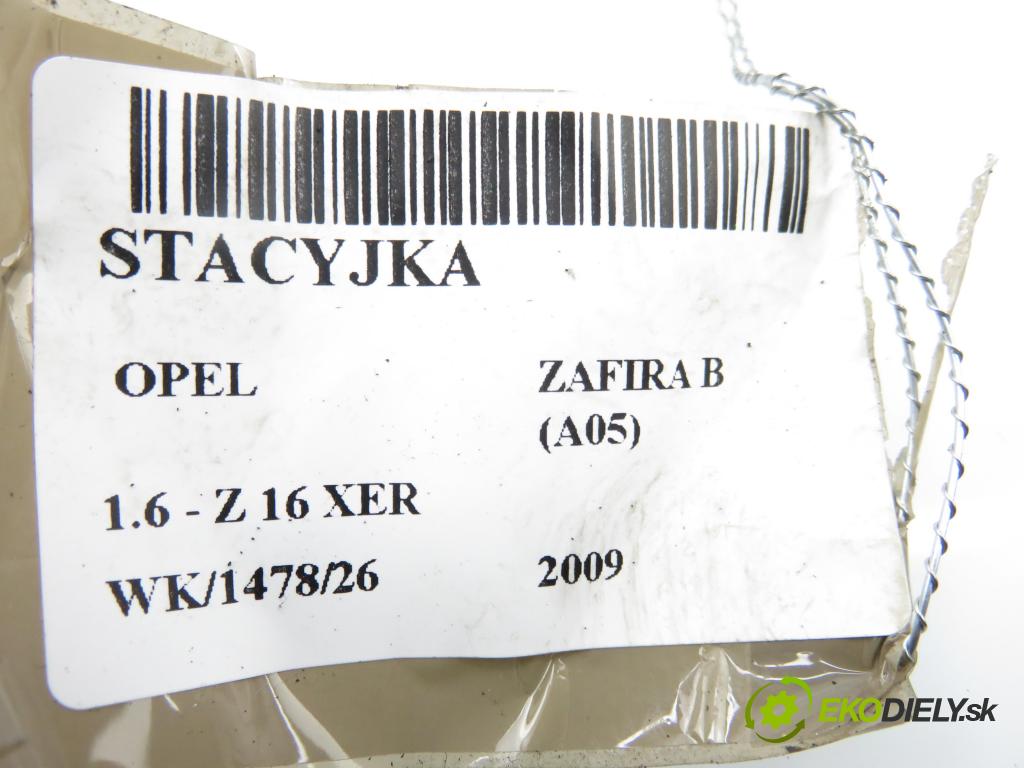 OPEL ZAFIRA B (A05) MINIVAN 2009 85,00 1.6 - Z 16 XER 1598,00 spínačka N0501881 ; N0501882 (Spínací skříňka)