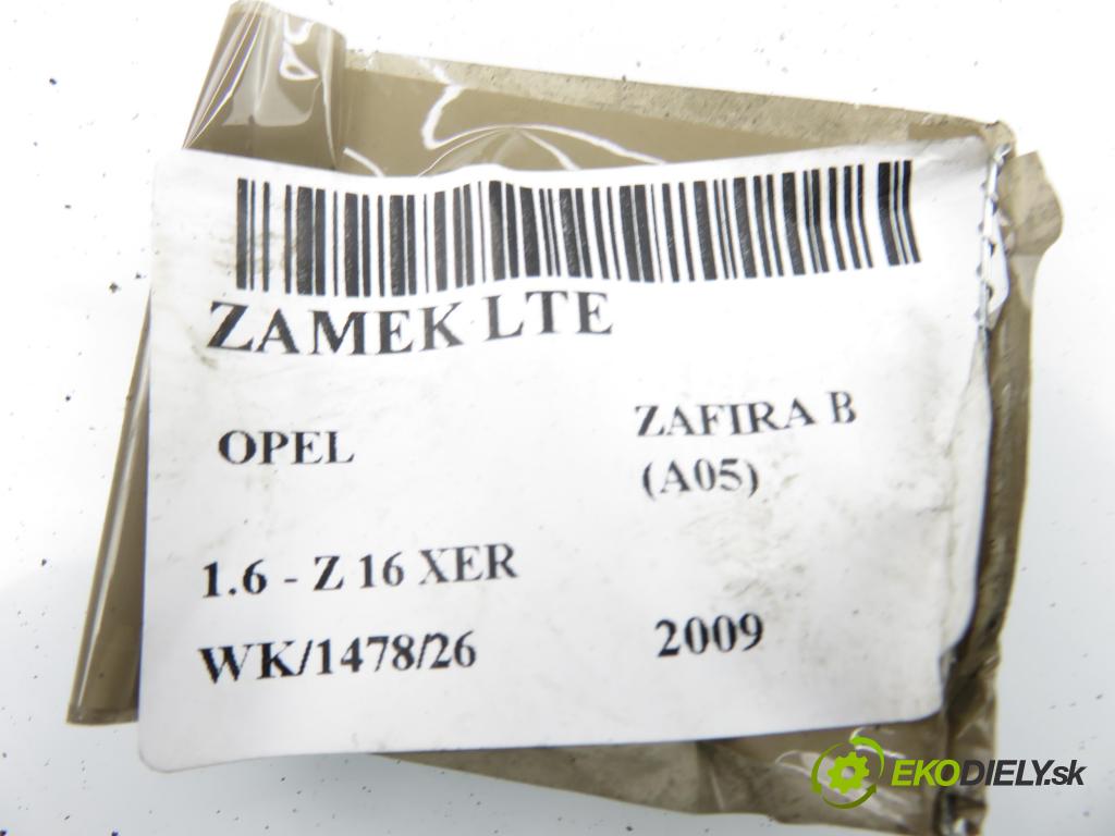 OPEL ZAFIRA B (A05) MINIVAN 2009 85,00 1.6 - Z 16 XER 1598,00 zámok 13210738PU