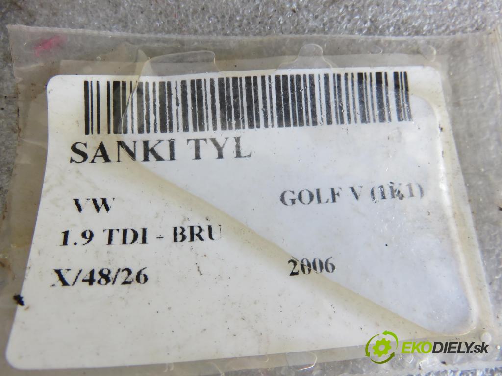 VW GOLF V (1K1) HB 2006 66,00 1.9 TDI - BRU 1896,00 ZADNÍ: 1K0505315BA