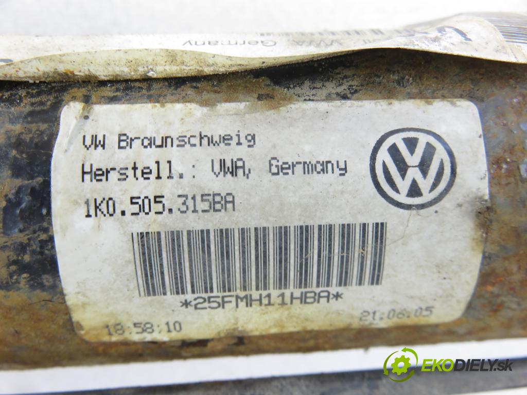 VW GOLF V (1K1) HB 2006 66,00 1.9 TDI - BRU 1896,00 ZADNÍ: 1K0505315BA