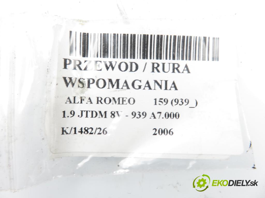 ALFA ROMEO 159 (939_) SEDAN 2006 85,00 1.9 JTDM 8V - 939 A7.000 1910,00 rúrka / Rúra servočerpadlo