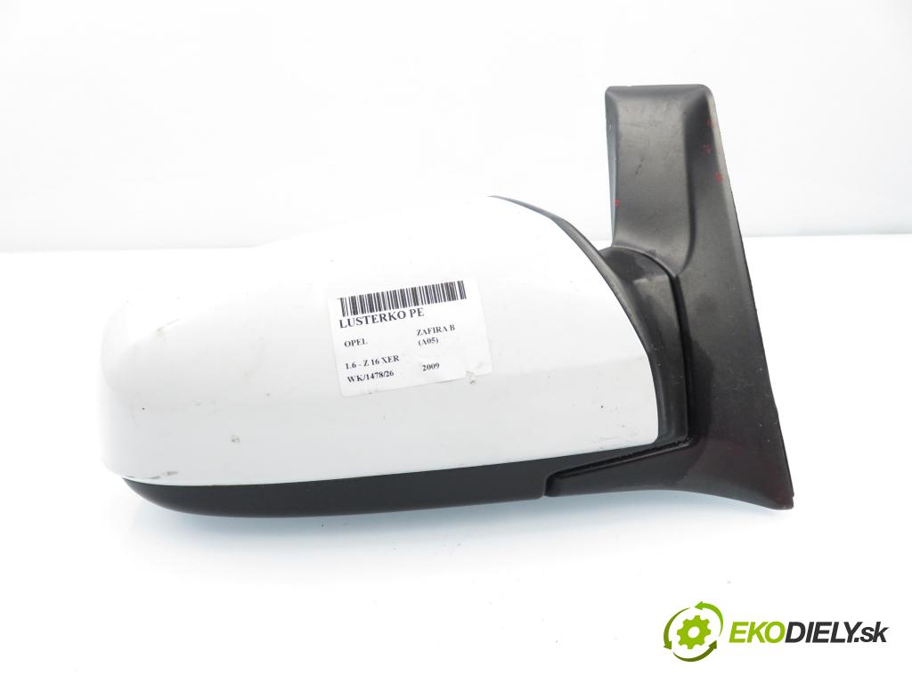 OPEL ZAFIRA B (A05) MINIVAN 2009 85,00 1.6 - Z 16 XER 1598,00 Spätné zrkadlo 13137805RY