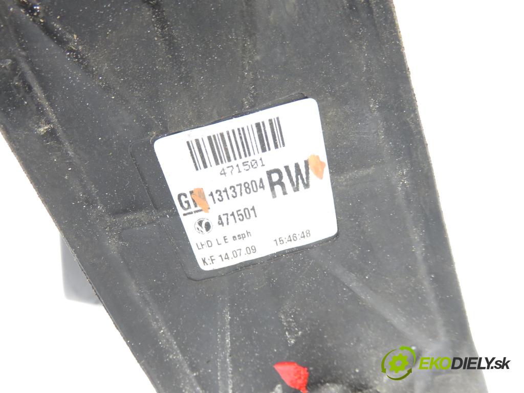 OPEL ZAFIRA B (A05) MINIVAN 2009 85,00 1.6 - Z 16 XER 1598,00 Spätné zrkadlo LE 13137804RW