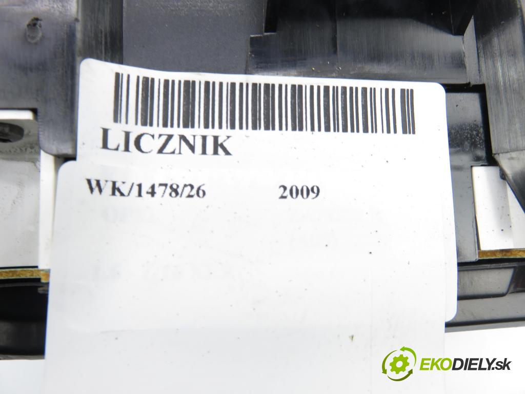 OPEL ZAFIRA B (A05) MINIVAN 2009 85,00 1.6 - Z 16 XER 1598,00 prístrojovka elektrický 13308982