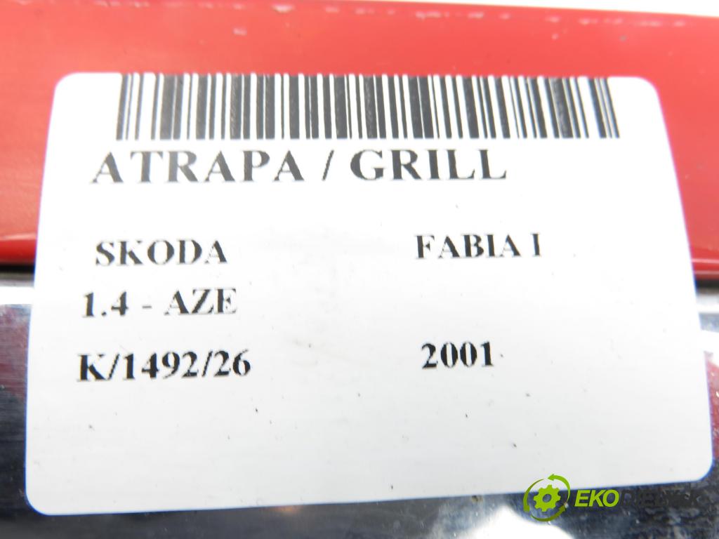 SKODA FABIA I (6Y2) HB 2001 44,00 1.4 - AZE 1397,00 mřížka / maska 6Y0853668