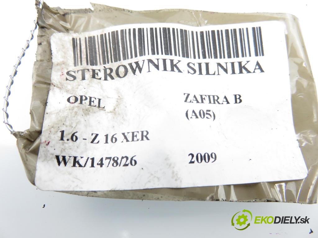 OPEL ZAFIRA B (A05) MINIVAN 2009 85,00 1.6 - Z 16 XER 1598,00 Riadiaca jednotka Motor 55568735LJ ; 5WK9463