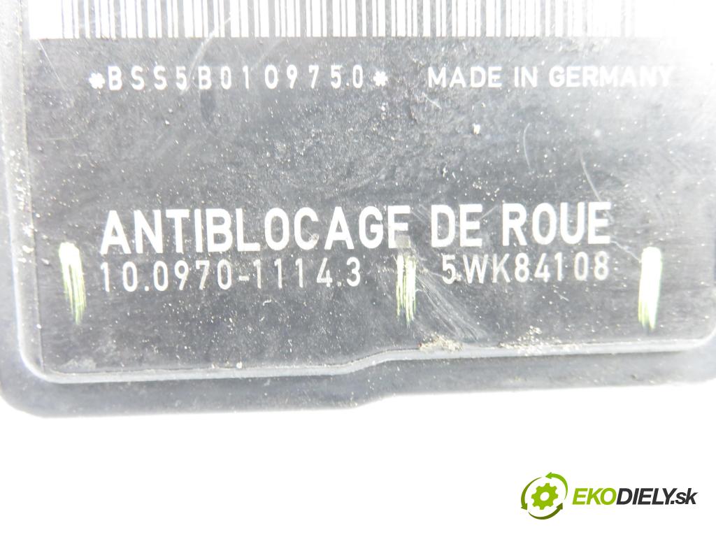 PEUGEOT 206 liftback (2A/C) HB 2003 66,00 2.0 HDI 90 - RHY (DW10TD) 1997,00 Pumpa ABS 10097011143 ; 5WK84108 ; 9652342980 (Pumpa ABS)