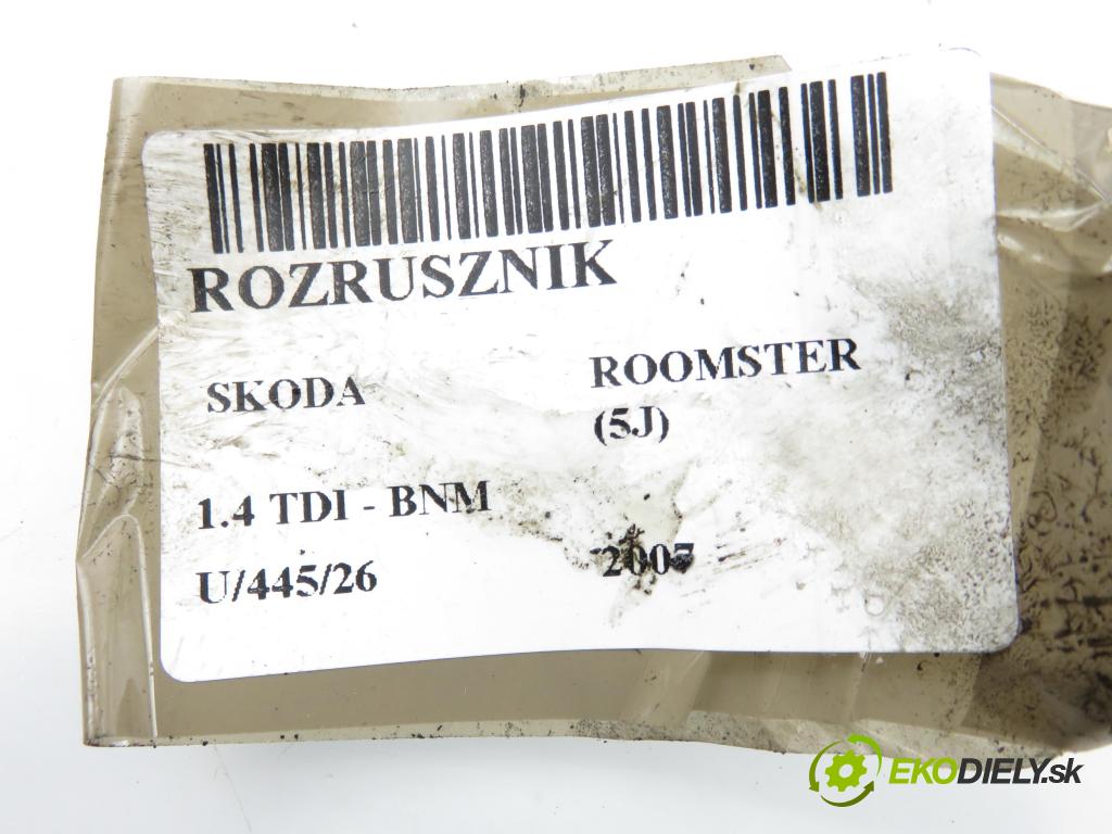 SKODA ROOMSTER (5J) KOMBIVAN 2006 51,00 1.4 TDI - BNM 1422,00 startér 0001123018 (Startér)