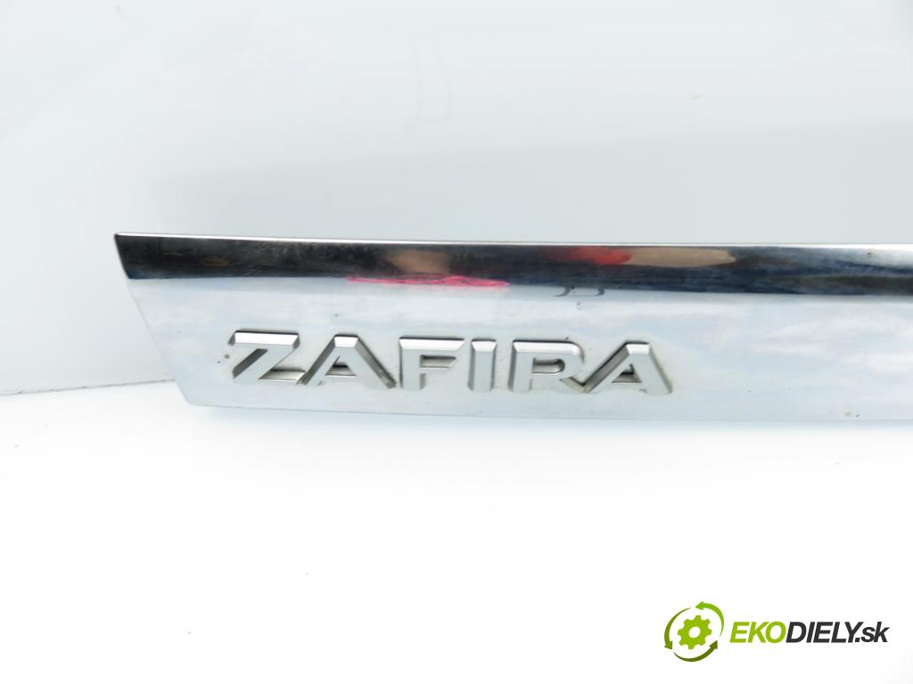 OPEL ZAFIRA B (A05) MINIVAN 2009 85,00 1.6 - Z 16 XER 1598,00 Zadné čelo dverí kufor