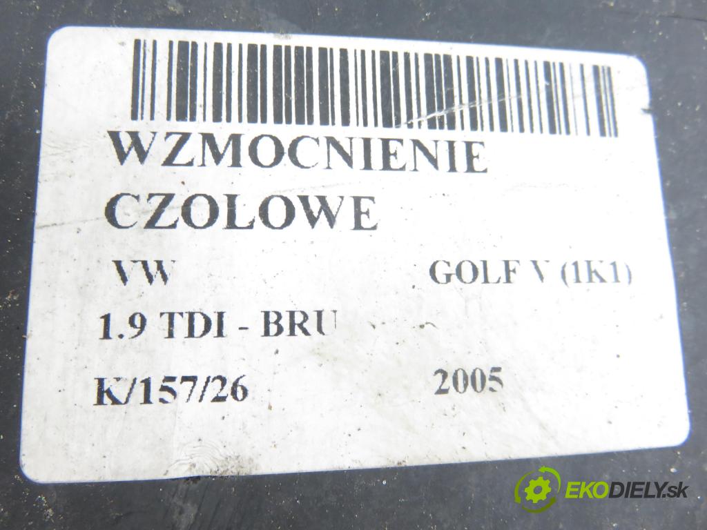 VW GOLF V (1K1) HB 2006 66,00 1.9 TDI - BRU 1896,00 výztuha PŘEDNÍ