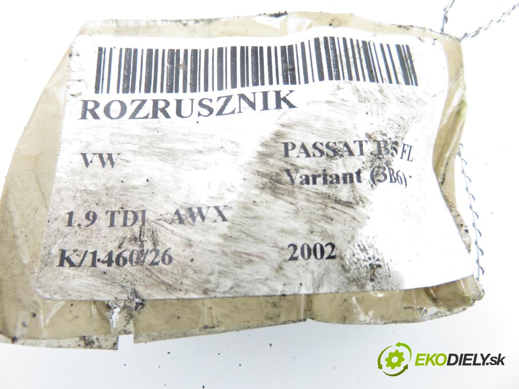 VW PASSAT B5.5 Variant (3B6) KOMBI 2002 96,00 1.9 TDI - AWX 1896,00 Štartér 068911024H ; 0001124020 ; 0001124021 (Štartér)