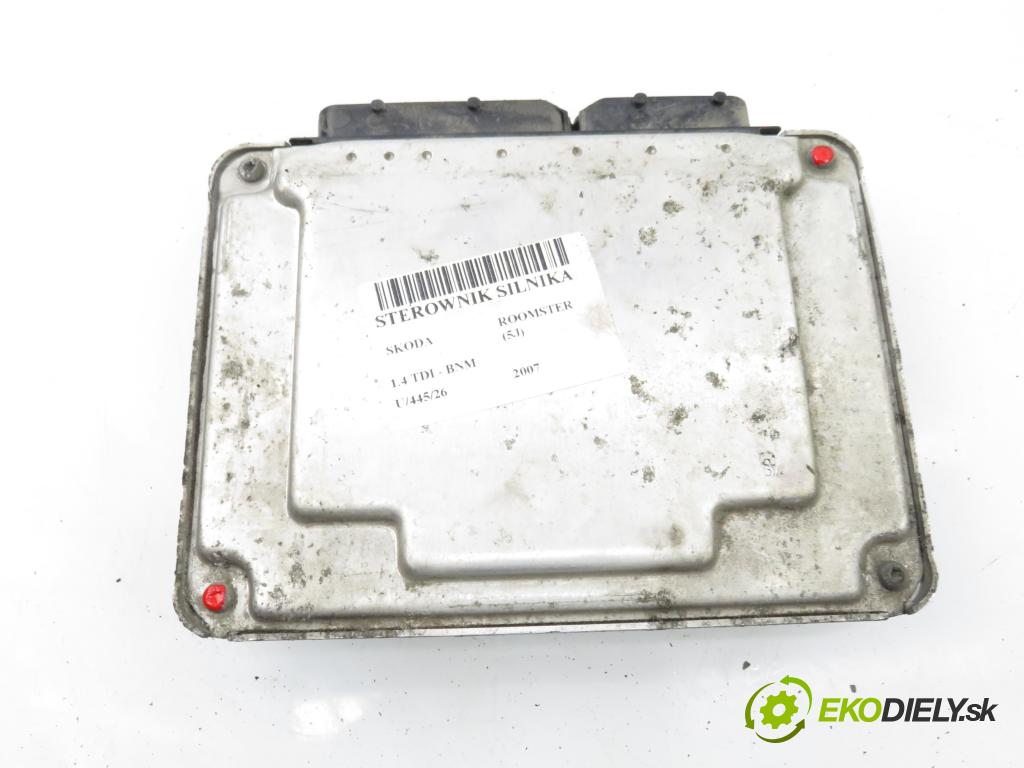 SKODA ROOMSTER (5J) KOMBIVAN 2006 51,00 1.4 TDI - BNM 1422,00 Riadiaca jednotka Motor 0281013180 ; 045906019CJ