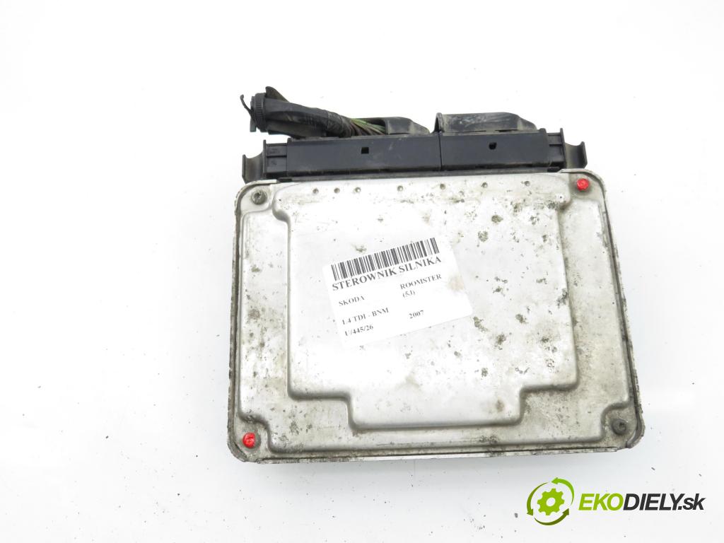 SKODA ROOMSTER (5J) KOMBIVAN 2006 51,00 1.4 TDI - BNM 1422,00 Riadiaca jednotka Motor 0281013180 ; 045906019CJ
