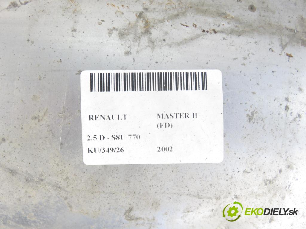 RENAULT MASTER II Skrzynia (FD) FURGON 2002 59,00 2.5 D - S8U 770 2499,00 Rúra VÝFUK: / výfuk koncový