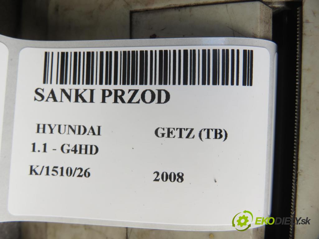 HYUNDAI GETZ (TB) HB 2008 49,00 1.1 - G4HD 1086,00 PŘEDNÍ: