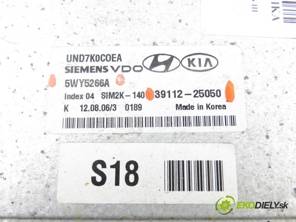KIA CARENS III (UN) MINIVAN 2006 106,00 2.0 CVVT - G4KA 1998,00 Riadiaca jednotka Motor 3911225050 ; 5WY5266A