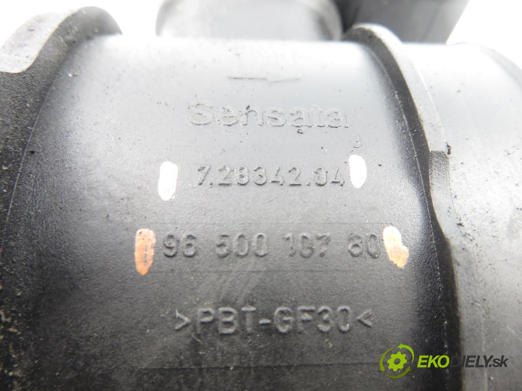PEUGEOT EXPERT Skrzynia (VF3A_, VF3U_, VF3X_) FURGON 2008 66,00 1.6 HDi 90 16V - 9HU (DV6UTED4) 1560,00 váha vzduchu vzduchu 9650010780 ; 72834204