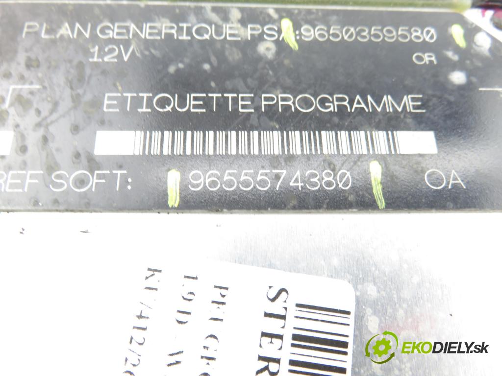 PEUGEOT PARTNER Combispace (5F) KOMBIVAN 2004 51,00 1.9 D - WJY (DW8B) 1868,00 Riadiaca jednotka Motor R04080036C ; 9650359580 ; 9655574380