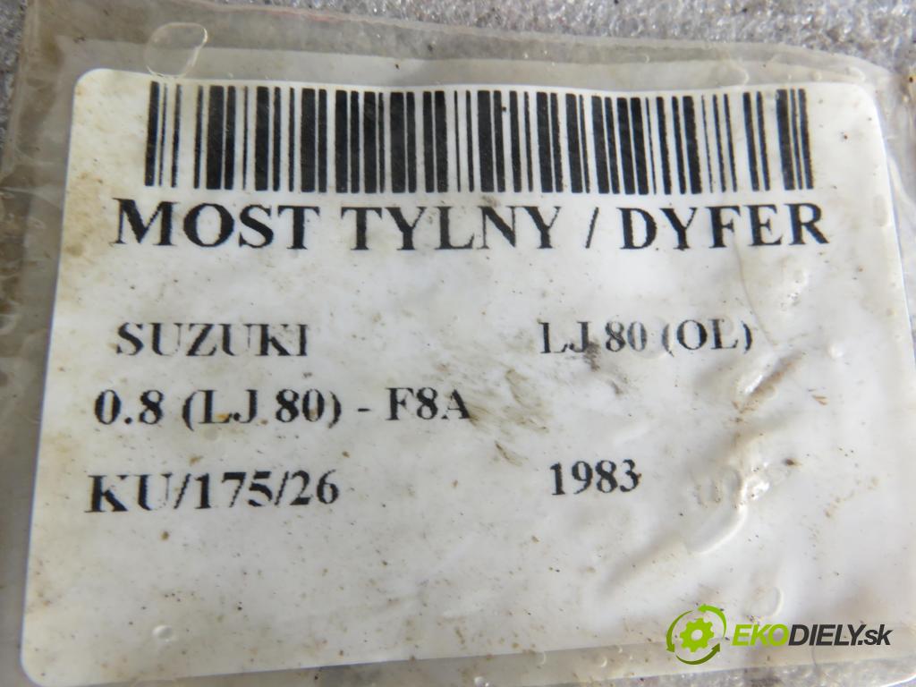 SUZUKI LJ 80 (OL) TERENOWY 1983 29,00 0.8 (LJ 80) - F8A 797,00 Most zadní část / diferenciál