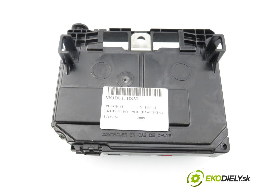 PEUGEOT EXPERT Skrzynia (VF3A_, VF3U_, VF3X_) FURGON 2008 66,00 1.6 HDi 90 16V - 9HU (DV6UTED4) 1560,00 MODUL BSM 9661682880 ; S118983005Q