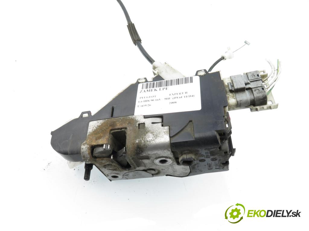 PEUGEOT EXPERT Skrzynia (VF3A_, VF3U_, VF3X_) FURGON 2008 66,00 1.6 HDi 90 16V - 9HU (DV6UTED4) 1560,00 zámok 9681335380