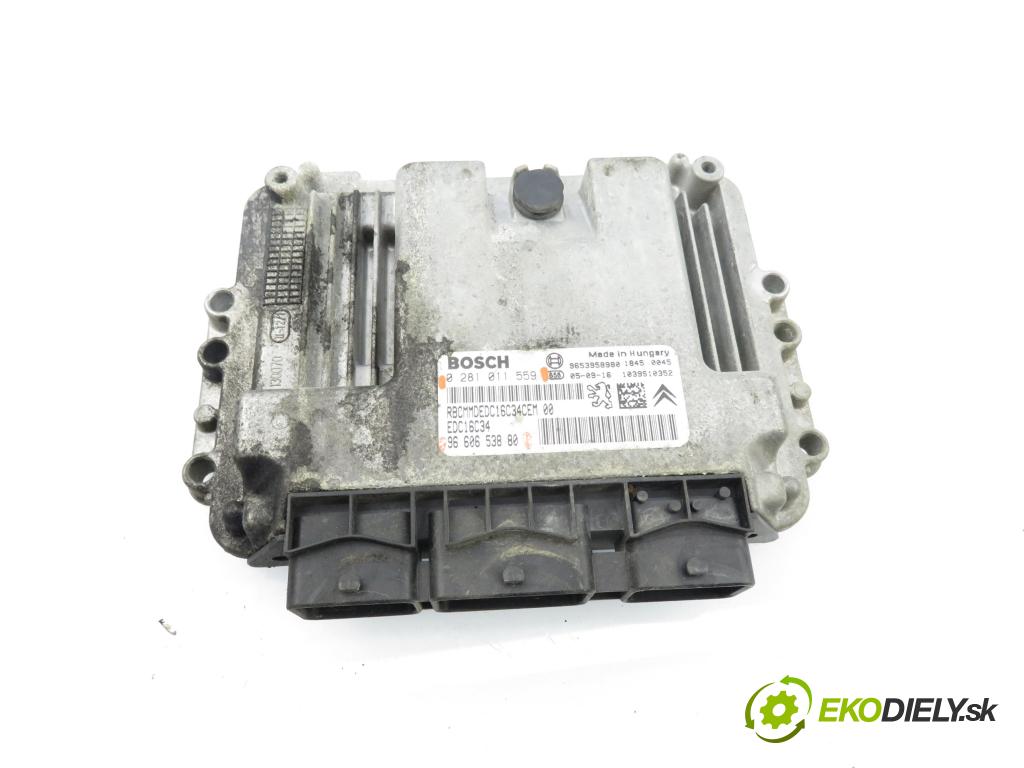 CITROEN C3 I (FC_) HB 2006 80,00 1.6 16V HDi 109 - 9HZ (DV6TED4) 1560,00 Riadiaca jednotka Motor 0281011559 ; 9660653880
