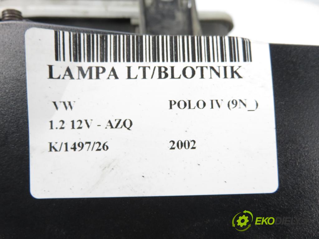 VW POLO (9N_) HB 2002 47,00 1.2 12V 64 - AZQ 1198,00 světlo levé zadní 6Q6945095B ; 6Q6945111A