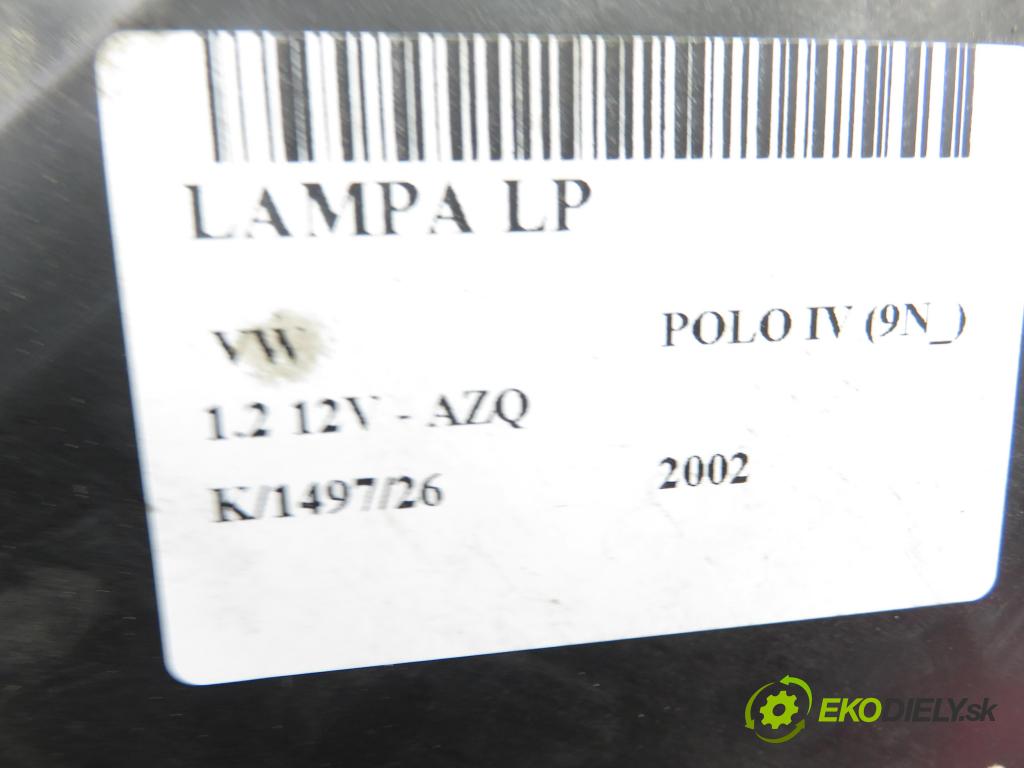 VW POLO (9N_) HB 2002 47,00 1.2 12V 64 - AZQ 1198,00 Svetlo LP 0301190201