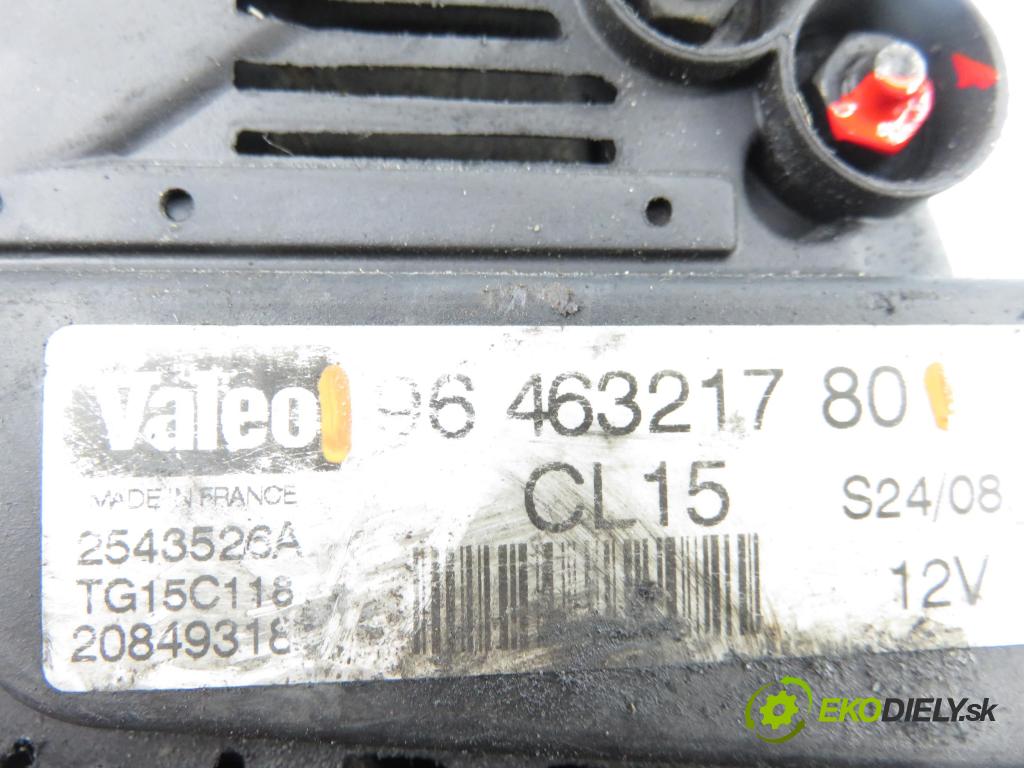 PEUGEOT EXPERT Skrzynia (VF3A_, VF3U_, VF3X_) FURGON 2008 66,00 1.6 HDi 90 16V - 9HU (DV6UTED4) 1560,00 Alternátor 9646321780 (Alternátor)