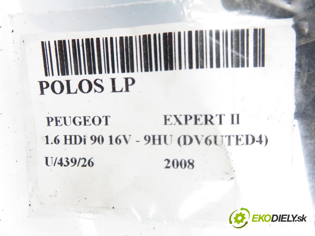 PEUGEOT EXPERT Skrzynia (VF3A_, VF3U_, VF3X_) FURGON 2008 66,00 1.6 HDi 90 16V - 9HU (DV6UTED4) 1560,00 poloos LP