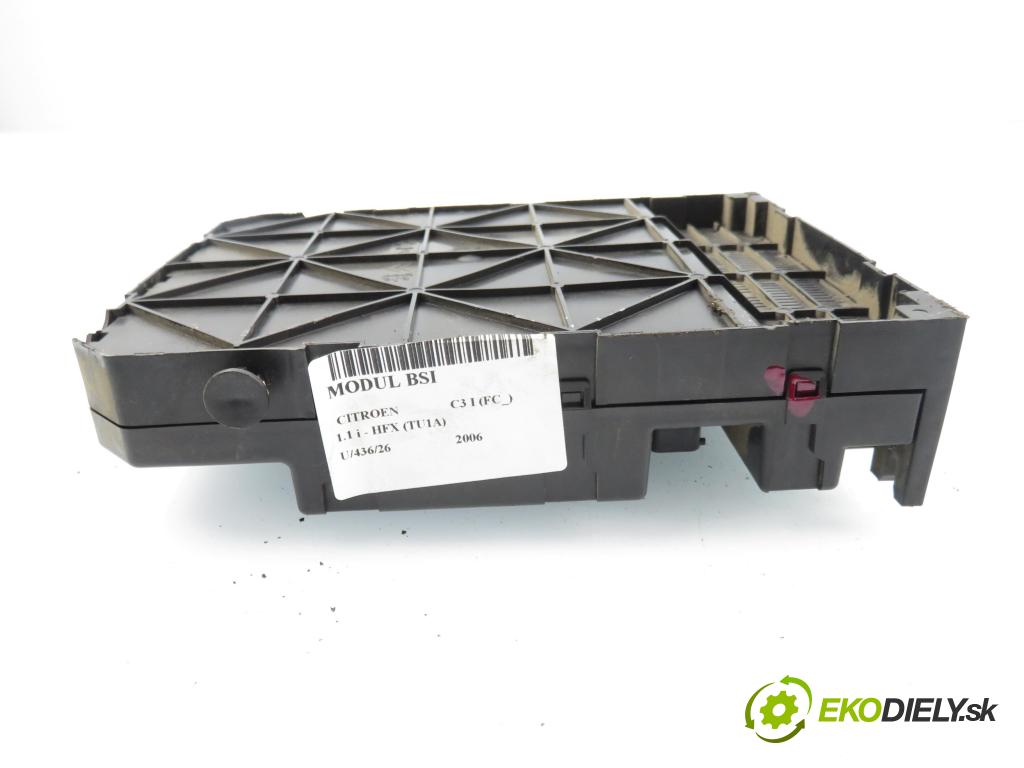 CITROEN C3 I (FC_) HB 2006 44,00 1.1 i - HFX (TU1A) 1124,00 MODUL BSI 9659285380