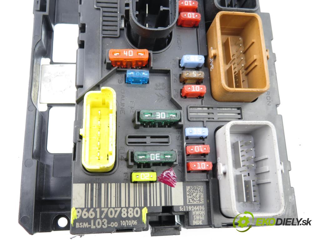 CITROEN C3 I (FC_) HB 2006 44,00 1.1 i - HFX (TU1A) 1124,00 MODUL BSM 9661707880