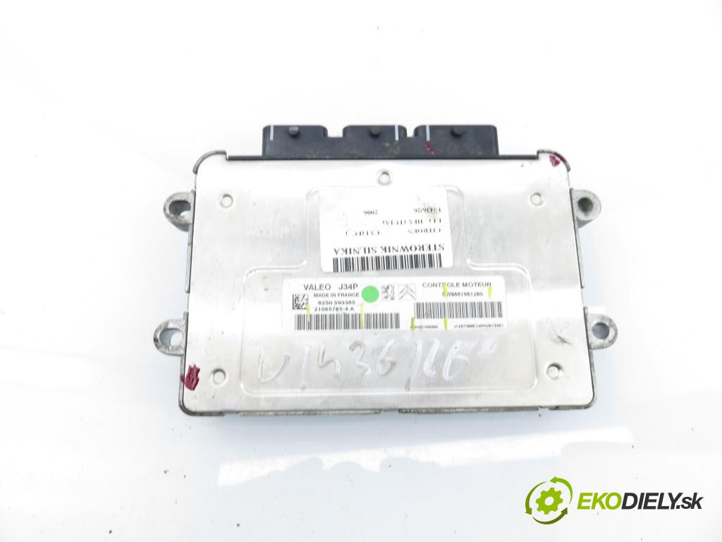 CITROEN C3 I (FC_) HB 2006 44,00 1.1 i - HFX (TU1A) 1124,00 řídící jednotka motora 215857854A ; 9661961280 ; 9651696680