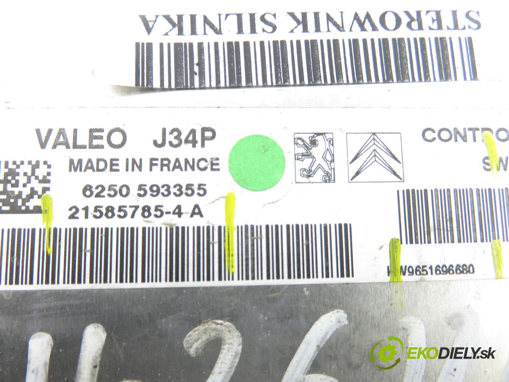 CITROEN C3 I (FC_) HB 2006 44,00 1.1 i - HFX (TU1A) 1124,00 řídící jednotka motora 215857854A ; 9661961280 ; 9651696680